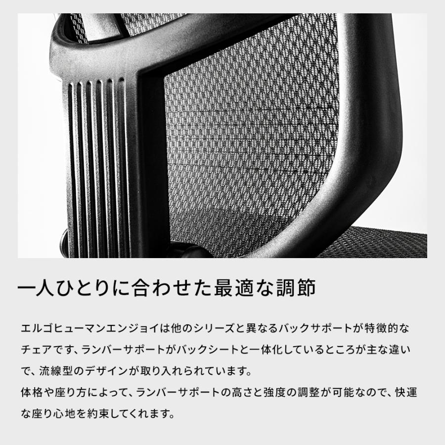 パソコンチェア 腰痛対策 エルゴヒューマン エンジョイ2 ロータイプ ergohuman enjoy2 low type / ランバーサポート付 / ENJOY2 / EGP2 | エルゴヒューマン | 07