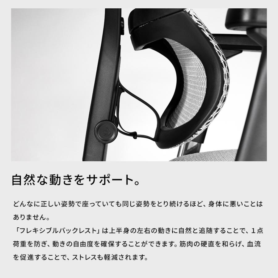 ( 新基盤 ) エルゴヒューマン フィット2  ( ergohuman fit2 ) / ヘッドレスト付 FIT2-HAM【完成品】 | エルゴヒューマン | 07