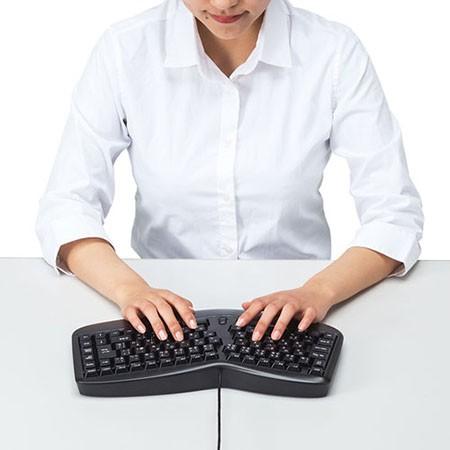 エルゴノミクスキーボード 有線 腱鞘炎予防 ブラック Skb Erg3bk エルゴノミクスショップ 通販 Yahoo ショッピング
