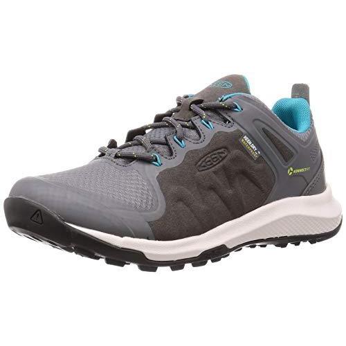 格安saleスタート Keen キーン キーン トレッキング Explore Wp 旧モデル エクスプロール ウォータープルーフ Steel Grey Bright Turquoise 23 Cm シューズ