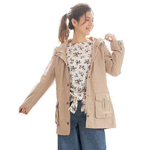 ファッション通販 Lily マウン モッズコート レディース 4lサイズ ベージュ ロング丈 ミリタリージャケット 撥水 リリーベル Bell ダッフルコート Iceenergy Nl