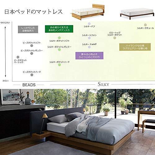 贈り物日本ベッド マットレス シルキーポケット ハード ウール入