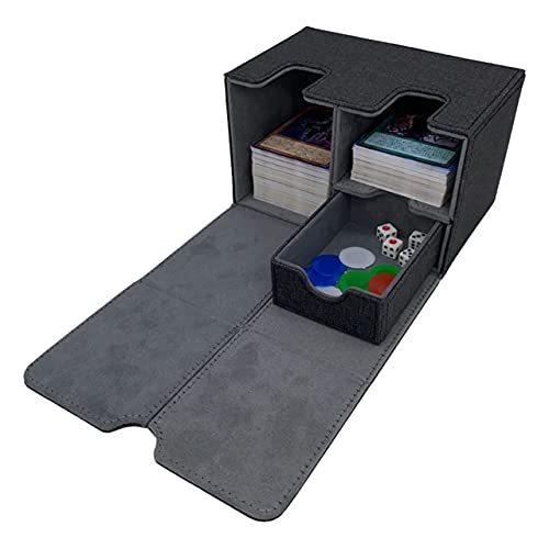 福袋特集 21 新品 未使用 グレー Hygge デッキケース 収納ボックス ふた付き 遊戯王 ポケモンカード スリーブ Riversideallofusornone Org Riversideallofusornone Org