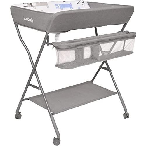 Maydolly オムツ替え オムツ交換台 おむつ取替テーブル 折りたたみ可能 高さ調節可能 キャスター付き ベビーケア マッサージ 育児用  0~36ヶ月 収納付き グレー :a-B0B9MMNQ15-20230208:清風堂東京本店 - 通販 - Yahoo!ショッピング