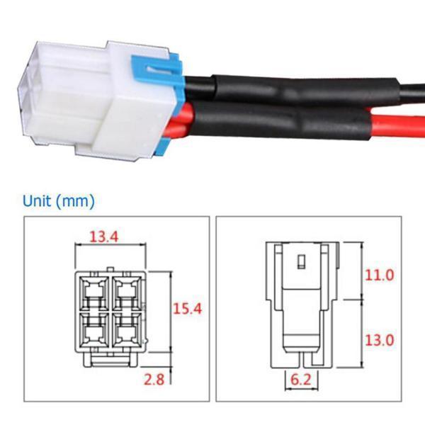 電源ケーブルコードIC-7100アクセサリ用の4ピン取り付けが簡単｜eriistore｜09