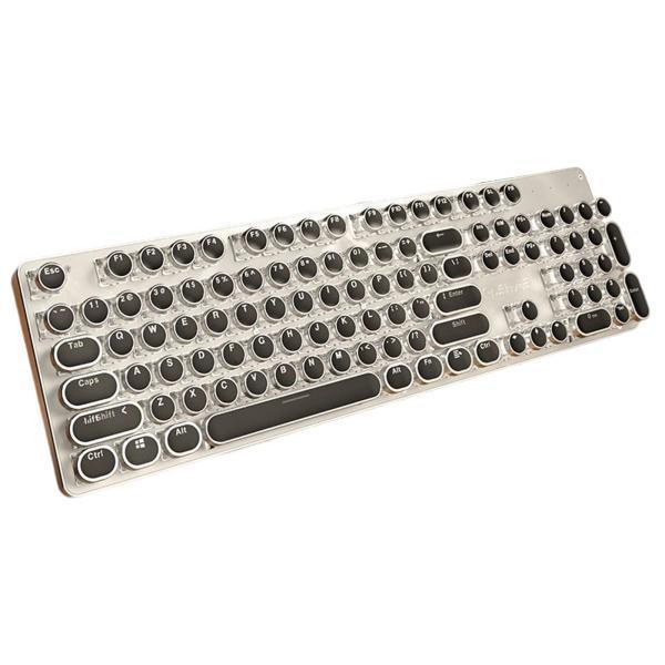 メカニカルキーボード 104 キータイプライタースタイルコンピュータキーボードラップトップ PC 用｜eriistore｜02