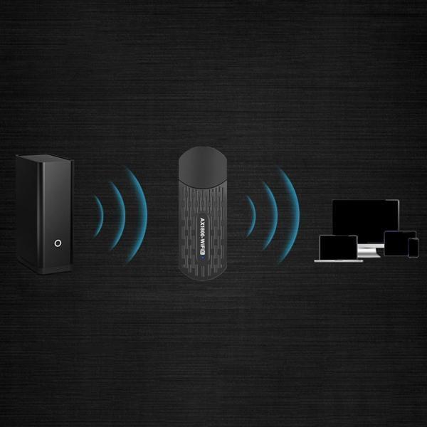 WiFi USB アダプター USB WiFi 6 ドングル WiFi USB 3.0 アダプター 1800Mbps デスクトップ用｜eriistore｜05