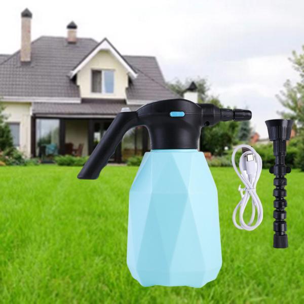 2L電気植物の噴霧器の家の充電式自動散水スプレーボトル缶ブルーユニバーサルヘッド｜eriistore｜09