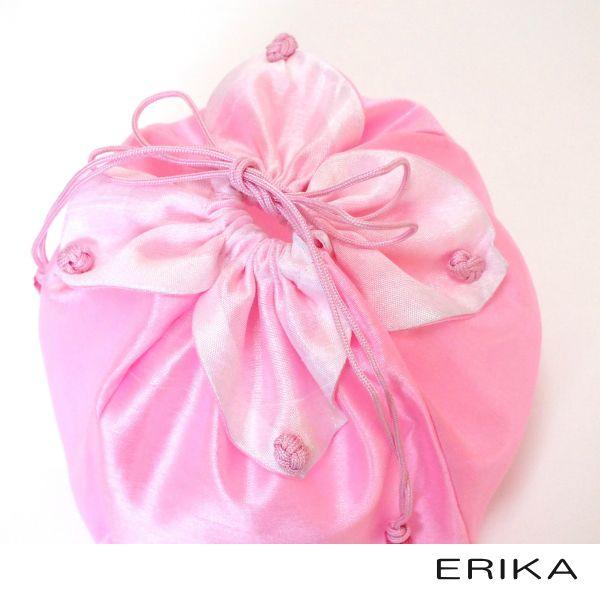 シルク巾着袋（中） : ERIKA - 通販 - Yahoo!ショッピング