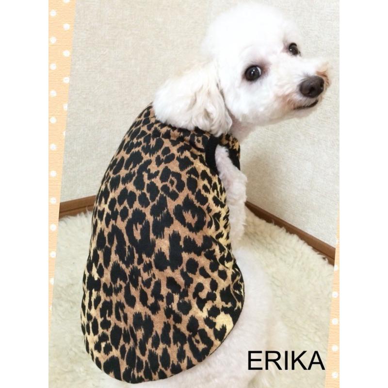 新作 かわいい 犬服 ヒョウ柄 おしゃれTシャツ｜erika