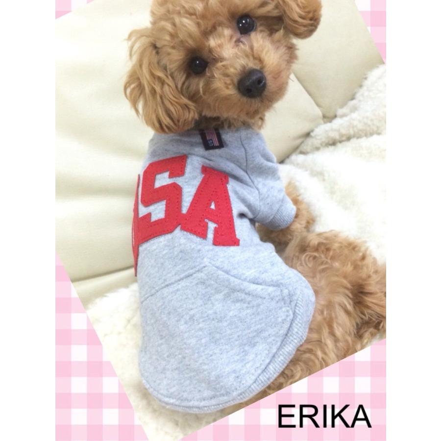 新作 かわいい 犬服 USA おしゃれ ラウンドT｜erika｜03