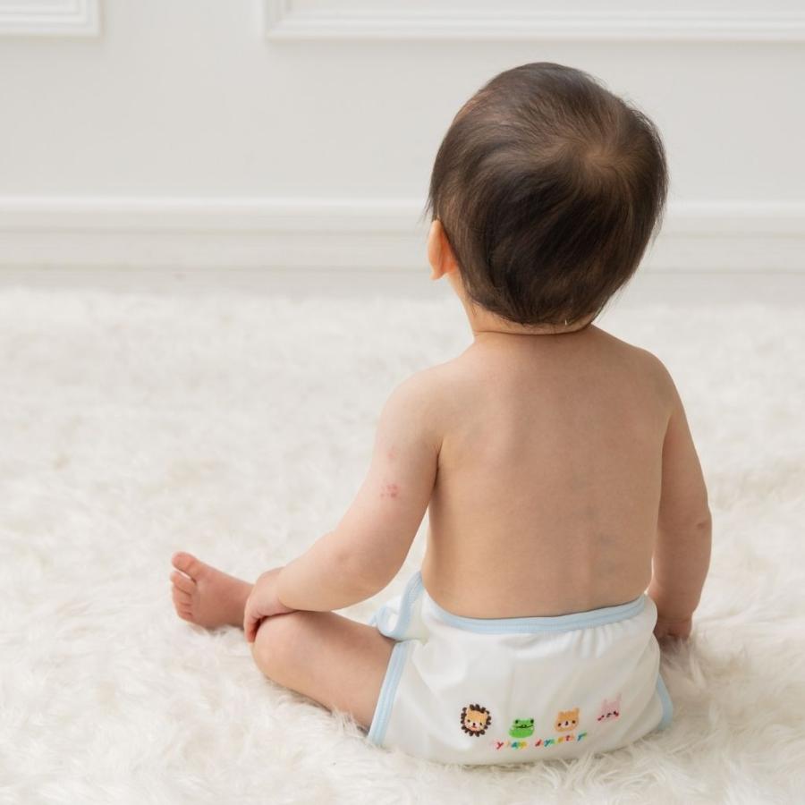 おむつカバー オムツカバー 80cm 90cm 95cm フリー 白 ホワイト