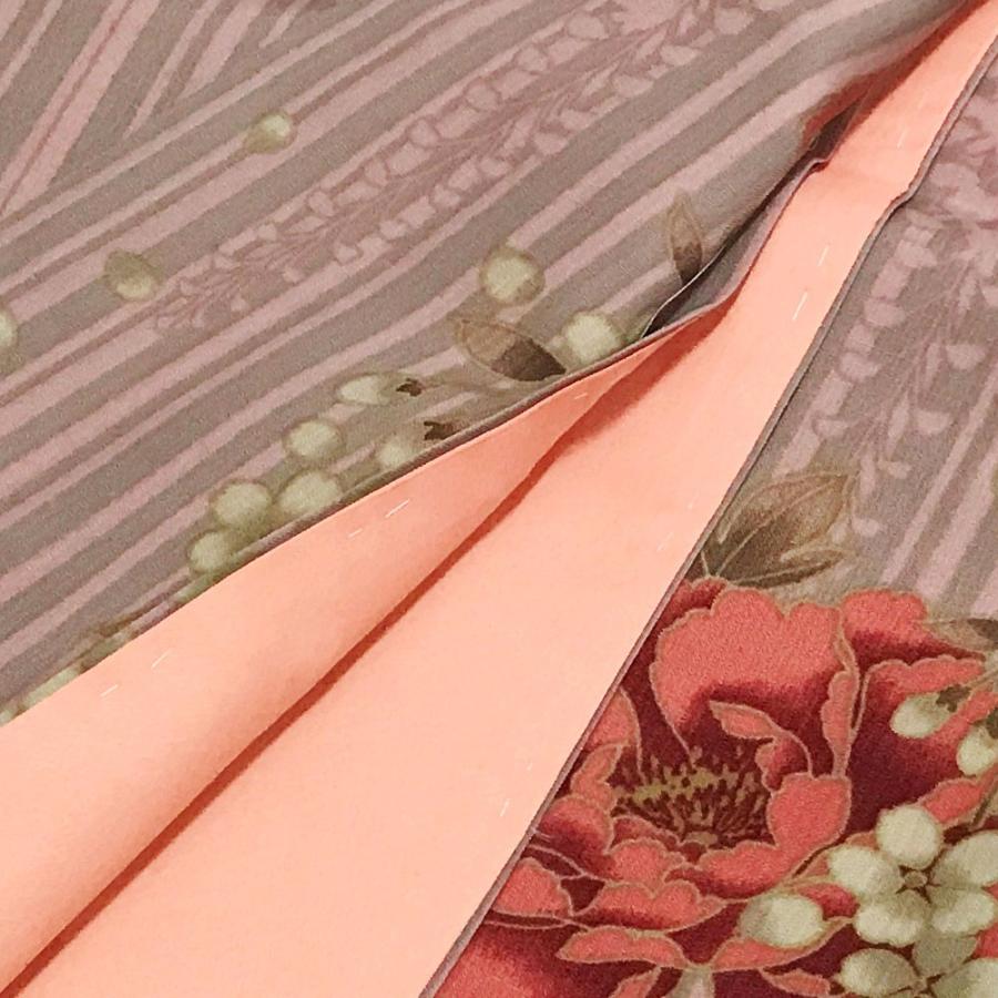 着物 兵児帯 2点セット 女性 小紋 袷 Lサイズ R Kikuchi 川島織物 撫子色 灰色 椿 珊瑚色 洗える ポリエステル 合繊 仕立て上がり 在庫処分品 Set133 宅配便 Brandkimono Set 133 きものshop 衿子 通販 Yahoo ショッピング