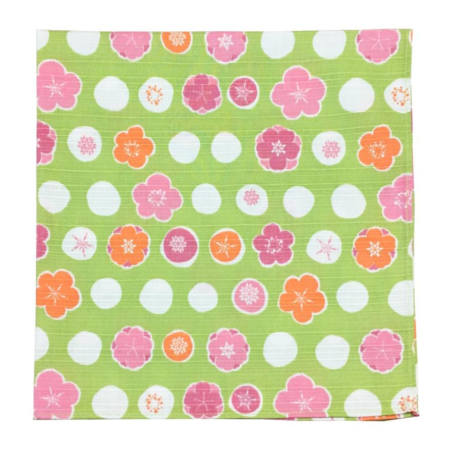 小風呂敷 No 07 黄緑 花柄 丸文 手作りマスク Pos Furoshiki 07 きものshop 衿子 通販 Yahoo ショッピング