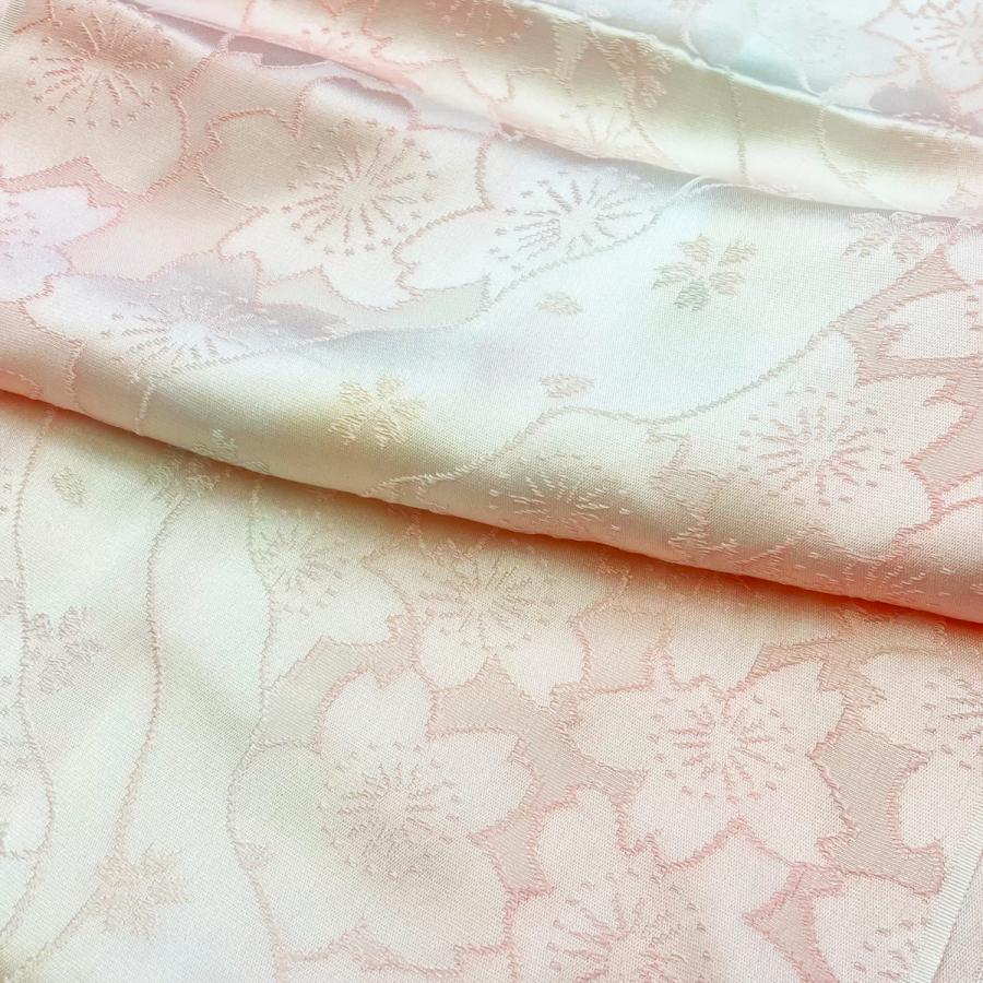 帯揚げ帯締めセット No.374 帯揚げ ピンク 桜 帯締め 長尺 【pos