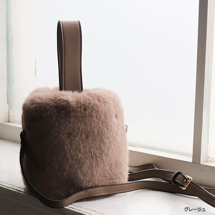 3wayバッグ ボリューミファーバッグ バック ファーバック 巾着 エコファー ショルダーバッグ レディース 斜めがけバッグ ミニバッグ 巾着バッグ  秋 冬 162501 |  | 16