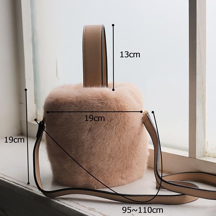 3wayバッグ ボリューミファーバッグ バック ファーバック 巾着 エコファー ショルダーバッグ レディース 斜めがけバッグ ミニバッグ 巾着バッグ  秋 冬 162501 |  | 07