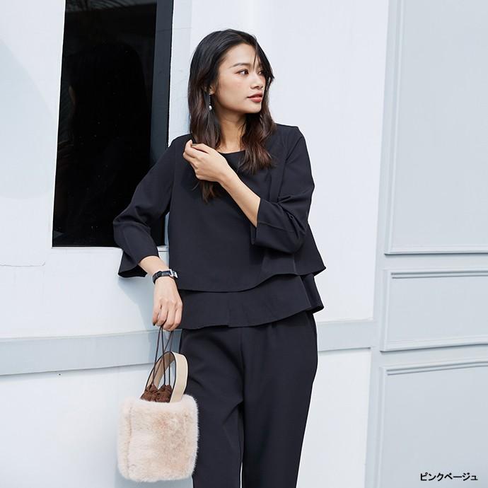 3wayバッグ ボリューミファーバッグ バック ファーバック 巾着 エコファー ショルダーバッグ レディース 斜めがけバッグ ミニバッグ 巾着バッグ  秋 冬 162501 |  | 08