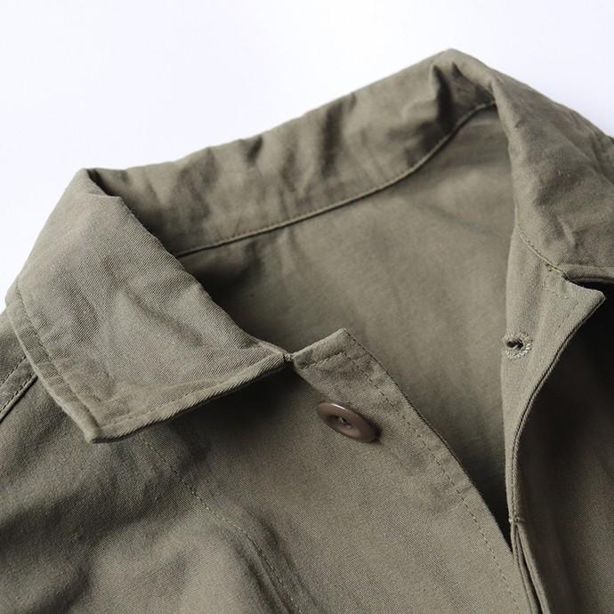 ショート丈ミリタリージャケット ジャケット レディース ミリタリージャケット 春 秋 冬 長袖 上品 ゆったり 襟抜き アウター 162526 |  | 12