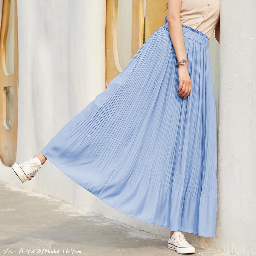 消しプリーツスカート ナチュラル 上品 高級 無地プリーツスカート プリーツロングスカート プリーツスカート 定番 ロングスカート レディース スカート 162541 |  | 20