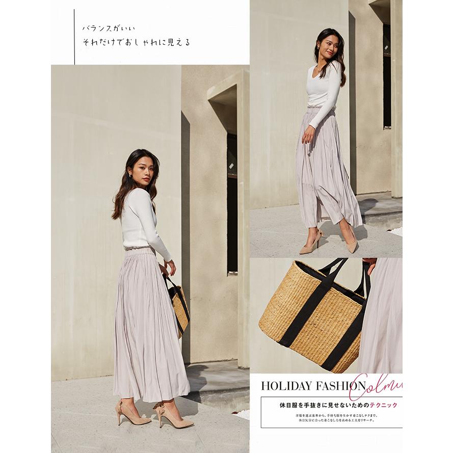 消しプリーツスカート ナチュラル 上品 高級 無地プリーツスカート プリーツロングスカート プリーツスカート 定番 ロングスカート レディース スカート 162541 |  | 16