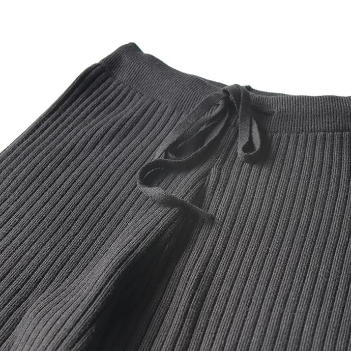 リブニット スリット ワイトパンツ ニット リブニットパンツ ワイド ストレッチ リブ編み ウエストゴム ボトムス レディース 162557 |  | 12