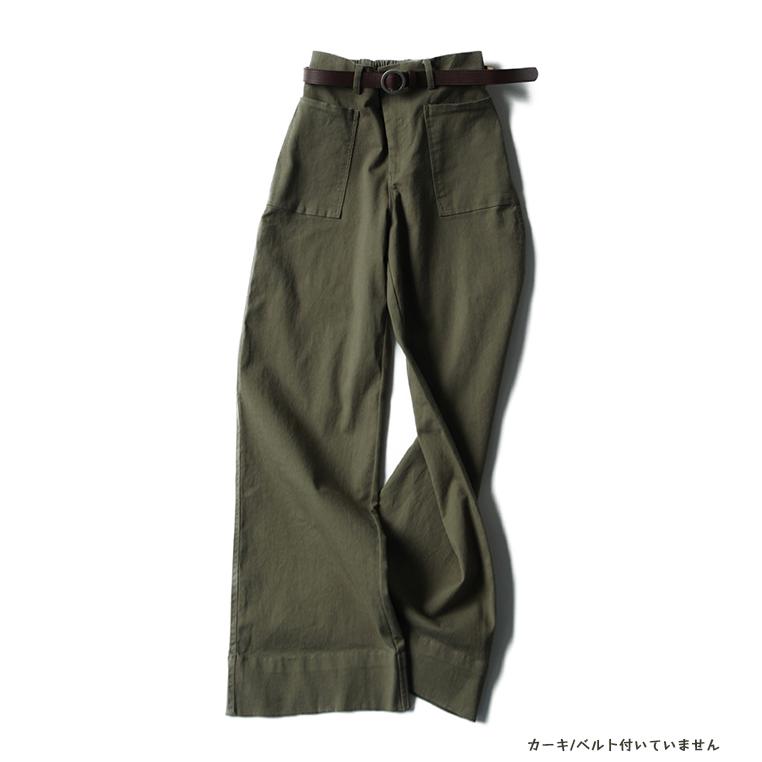 ベイカーパンツ ワイドパンツ 伸縮性 ロングパンツ レディース 綿 LL 2L 大きいサイズ ボトムス チノパン チノパンツ 162561 |  | 02