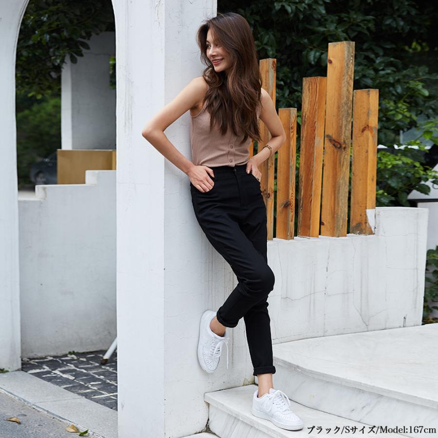 定番 伸縮性 ロングパンツ レディース 大きいサイズ ボトムス パンツ ズボン 無地 ストレッチパンツ スキニー デニムパンツ 激伸び 162590 |  | 21