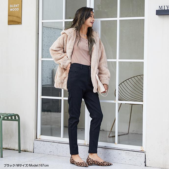 定番 伸縮性 ロングパンツ レディース 大きいサイズ ボトムス パンツ ズボン 無地 ストレッチパンツ スキニー デニムパンツ 激伸び 162590 |  | 22