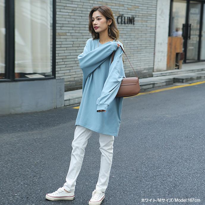 定番 伸縮性 ロングパンツ レディース 大きいサイズ ボトムス パンツ ズボン 無地 ストレッチパンツ スキニー デニムパンツ 激伸び 162590 |  | 16