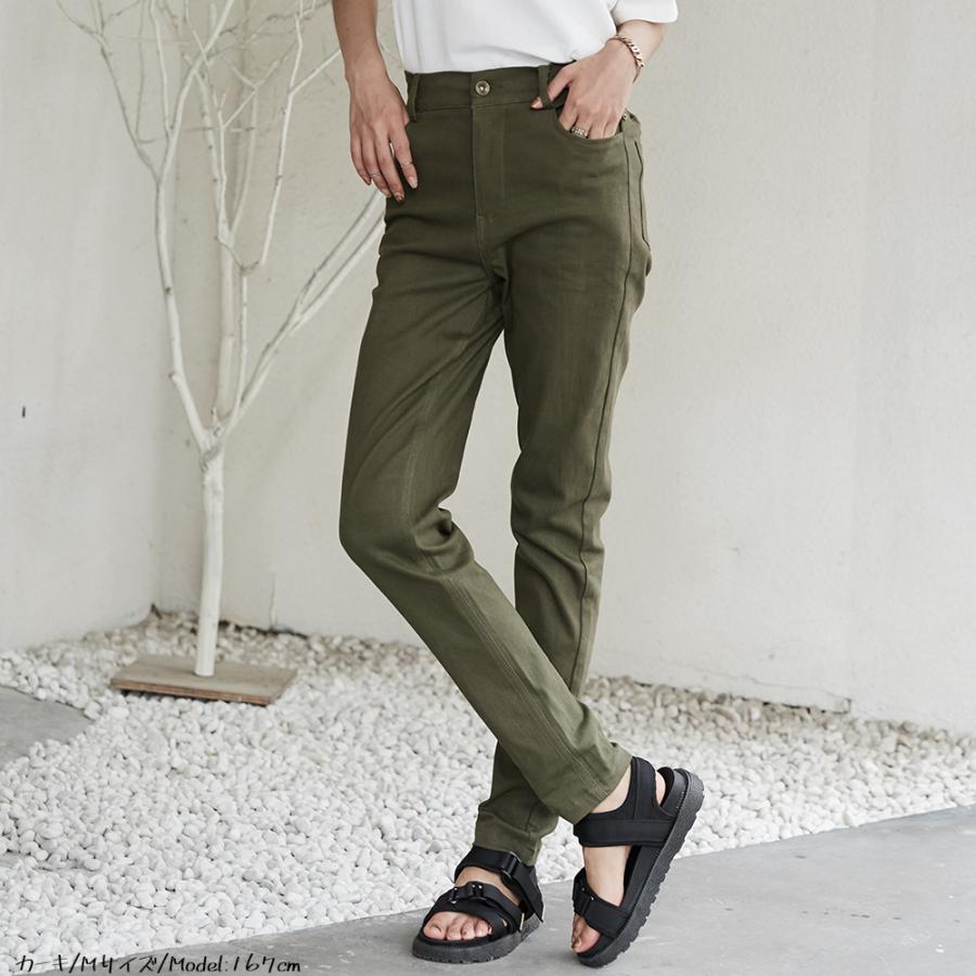 定番 伸縮性 ロングパンツ レディース 大きいサイズ ボトムス パンツ ズボン 無地 ストレッチパンツ スキニー デニムパンツ 激伸び 162590 |  | 08