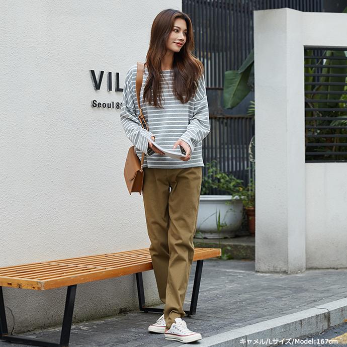 定番 伸縮性 ロングパンツ レディース 大きいサイズ ボトムス パンツ ズボン 無地 ストレッチパンツ スキニー デニムパンツ 激伸び 162590 |  | 12