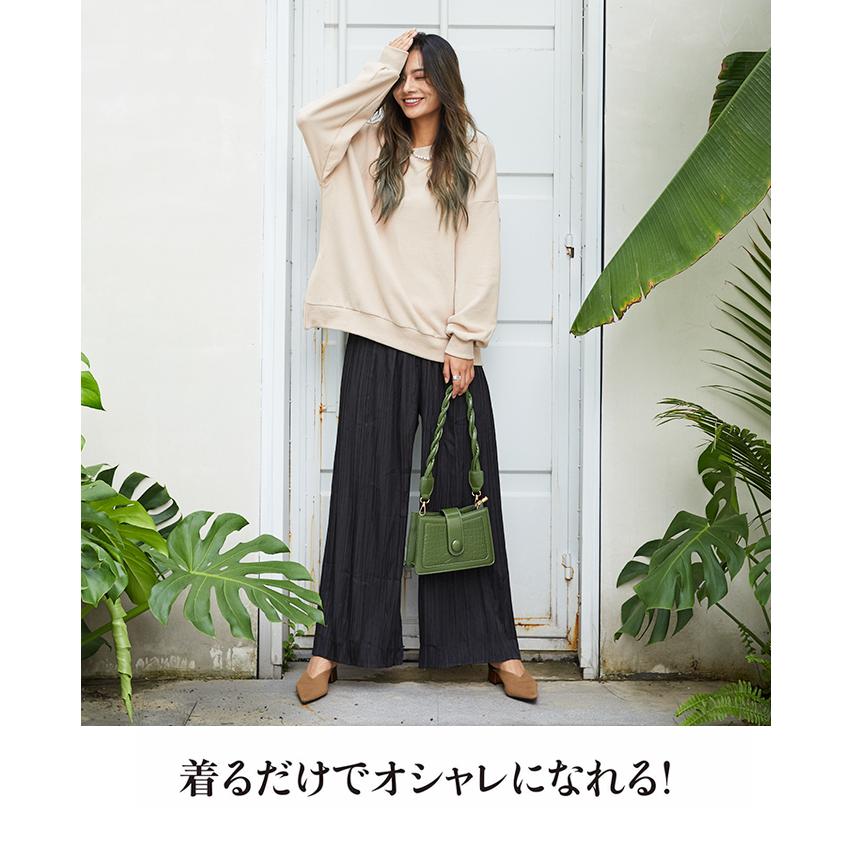 ZIP付き裏毛プルオーバー プルオーバー サイドZIP トレーナー スウェット 無地 パーカー スリット 秋 冬 レディース162597 |  | 18