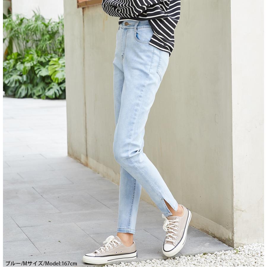 サイドスリット スリットデニムパンツ スキニー デニム パンツ レディース ロングパンツ ボトムス ストレッチパンツ レギンスパンツ デニムパンツ 162601 |  | 17