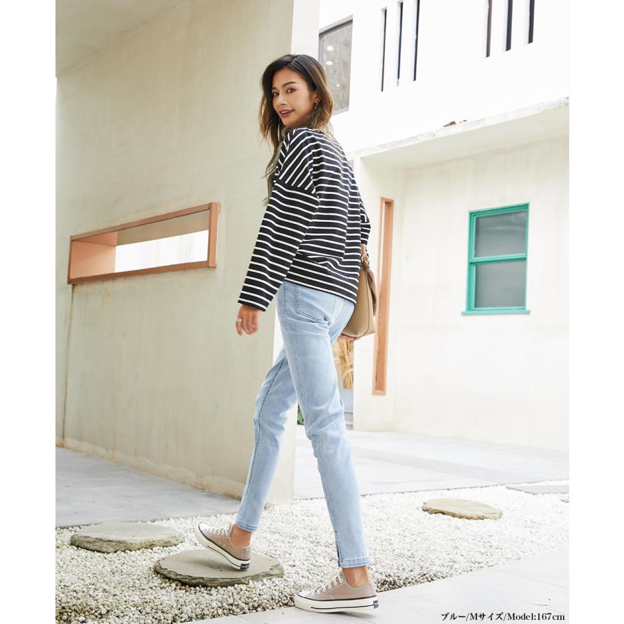 サイドスリット スリットデニムパンツ スキニー デニム パンツ レディース ロングパンツ ボトムス ストレッチパンツ レギンスパンツ デニムパンツ 162601 |  | 06