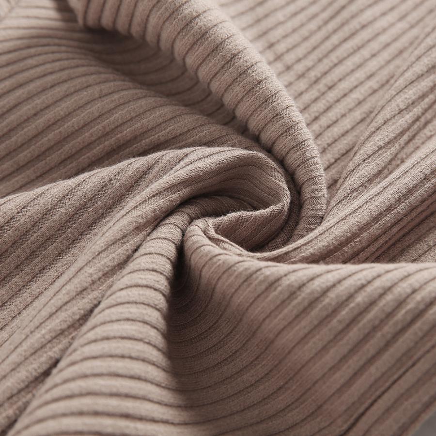 ハイウエストリブワイドパンツ ワイドパンツ レディース ゆったり ウエストゴム ボトムス リブパンツ 伸縮性 無地 ストレッチ パンツ ロングパンツ 162605 |  | 02