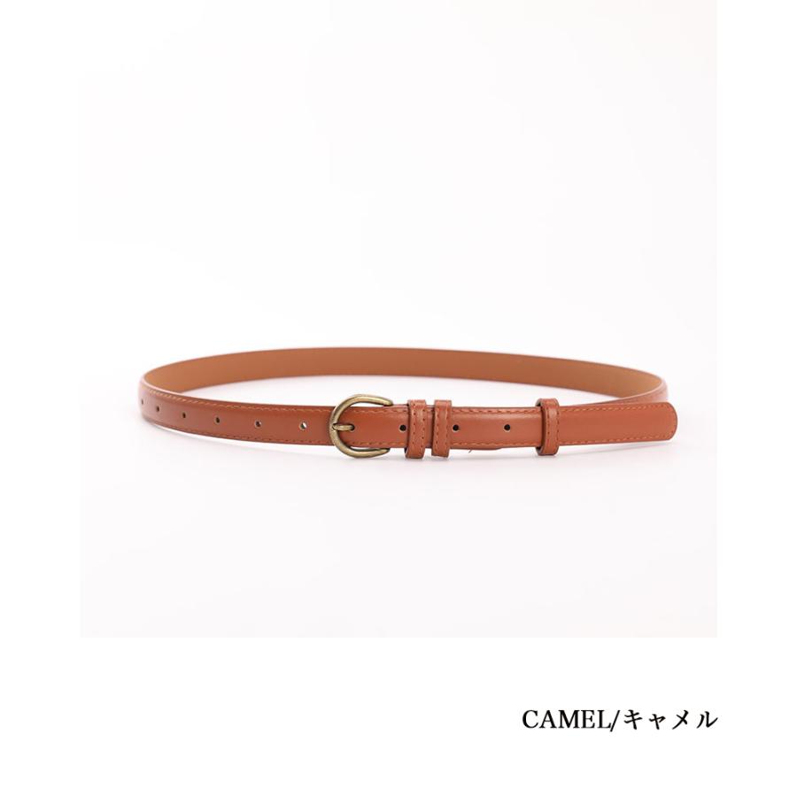 ベルトレディース 定番 ゴールドバックル ベルト レディース おしゃれ 20mm幅 レザー シンプル プレゼント リクルート スーツ ビジネス 162630 |  | 16