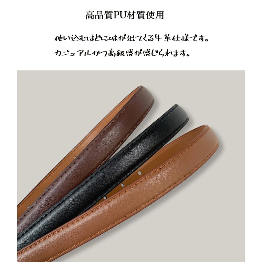 ベルトレディース 定番 ゴールドバックル ベルト レディース おしゃれ 20mm幅 レザー シンプル プレゼント リクルート スーツ ビジネス 162630 |  | 04