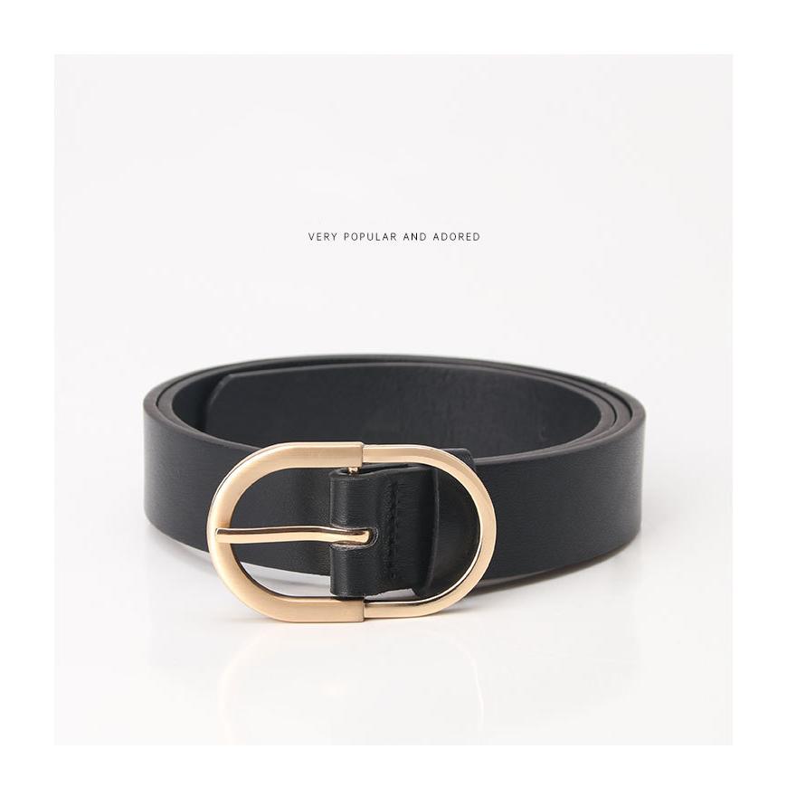 定番 オーバルバックル ベルト レディース 大きいサイズ レディース