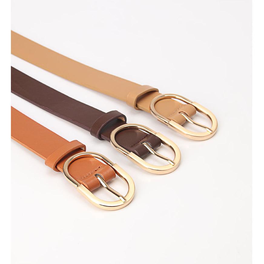 定番 オーバルバックル ベルト レディース 大きいサイズ レディース