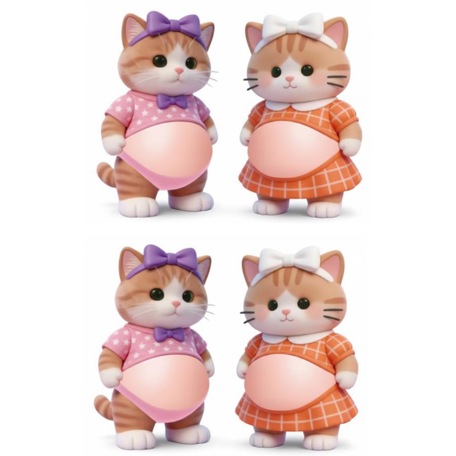 『話題のシール』大人気 お腹ぷにぷにシール 3D立体 可愛い猫 柴犬 スクイーズ もっちり ステッカー もこもこ 肉球 もちもち 162713 |  | 18