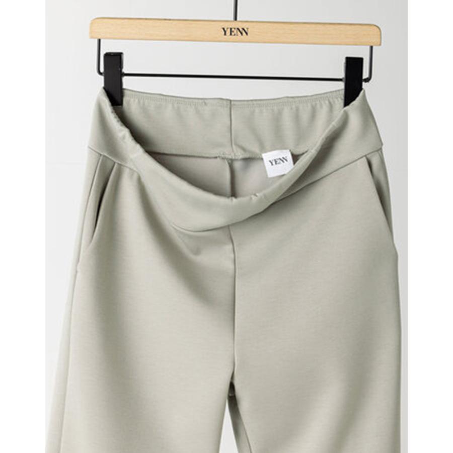 YENN イエン y263-31081 W JERSEY FLARE PT Wジャージーフレアパンツ