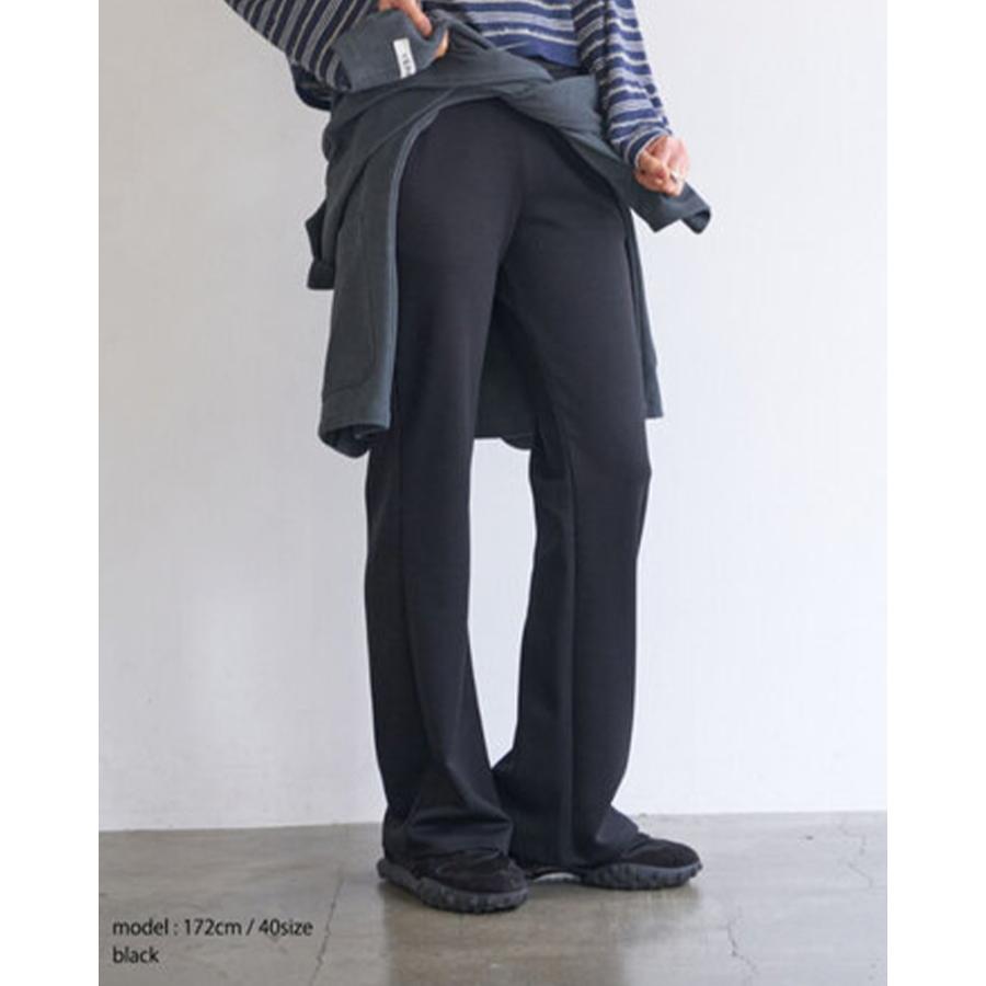 YENN イエン y263-31081 W JERSEY FLARE PT Wジャージーフレアパンツ