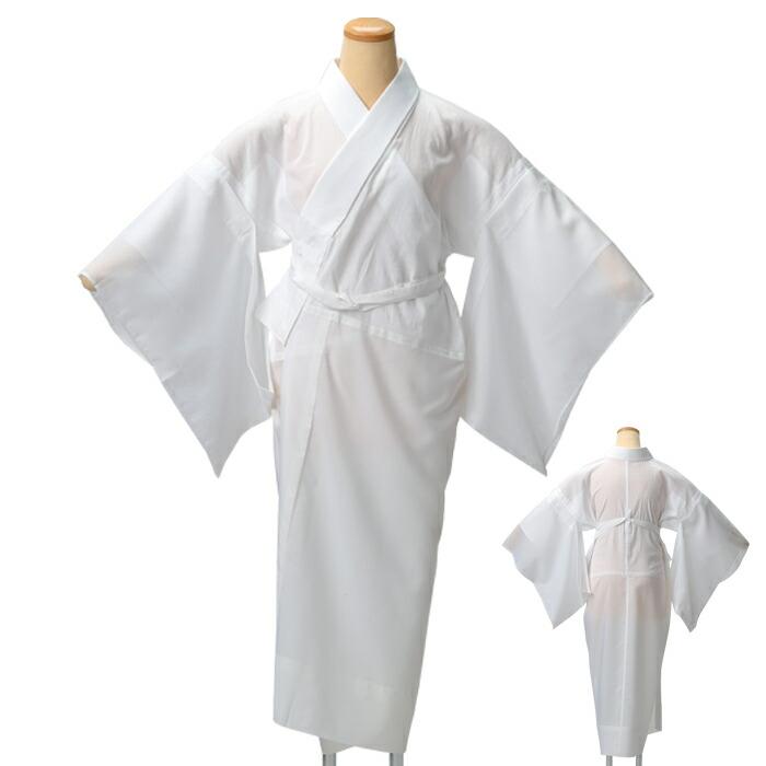 衿秀 公式 き楽っく 長襦袢 涼 夏 絽 涼しい 白 きらっく 襦袢 じゅばん 洗える 襟の衿秀 えりひで 日本製 和装小物 すなお きものすなお eh tbの画像