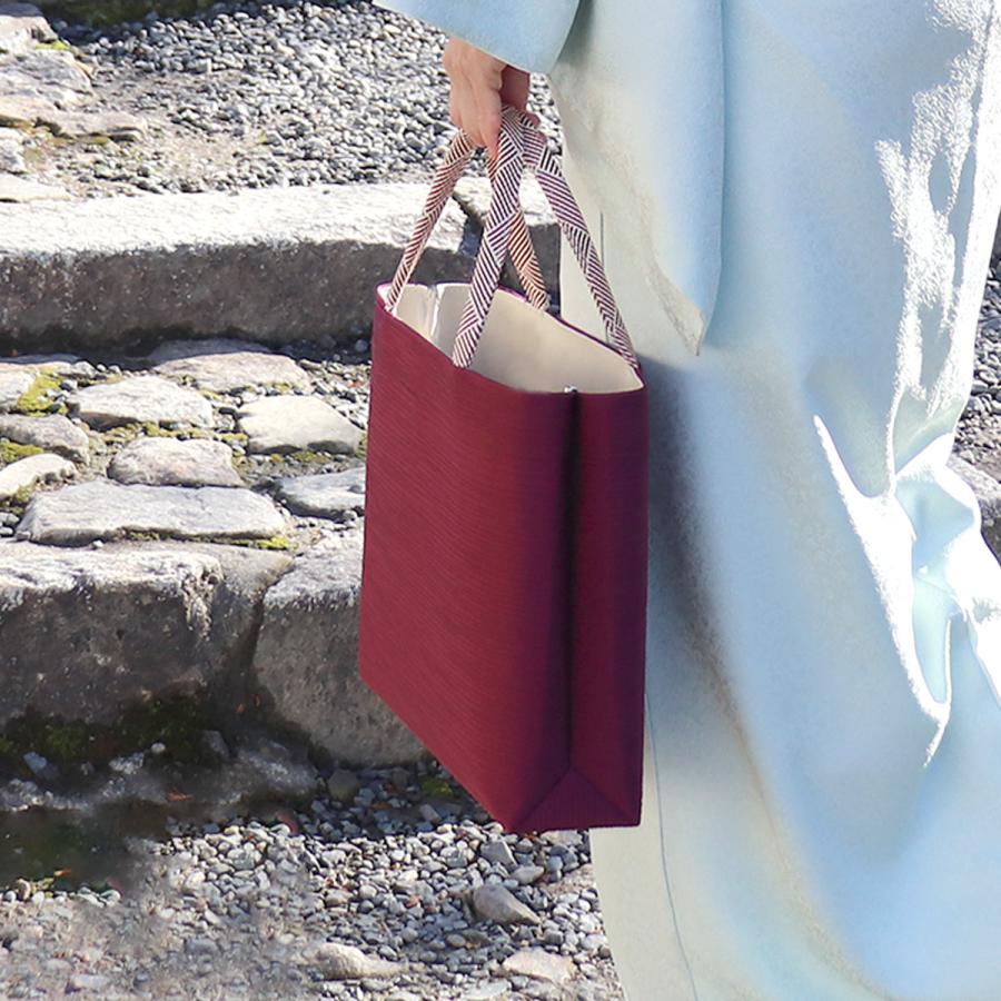 衿秀 公式 バッグ 和装 着物 ばっぐ bag トート 手提げ A4型 楊柳 組紐