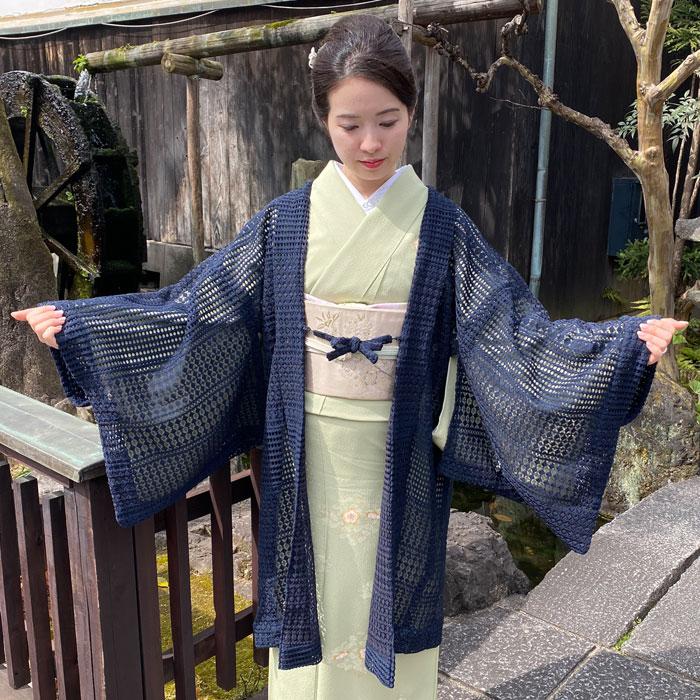 衿秀 公式 羽織り レース ちりよけ はおり 塵除け 単衣 おしゃれ 