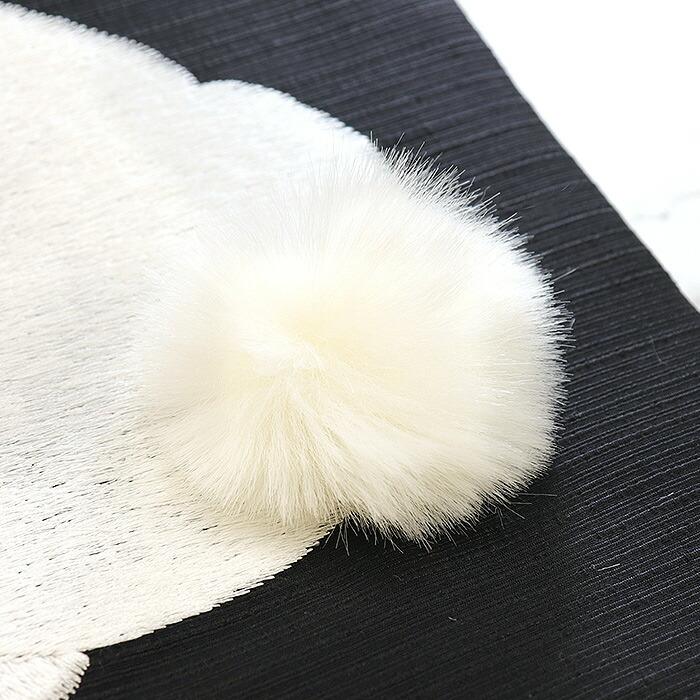 衿秀 公式 帯 うさぎ ウサギ 兎 しっぽ 黒色 名古屋帯 おび 九寸 仕立て上がり 刺繍 日本製 和装小物 和小物 えりひで 襟の衿秀の画像