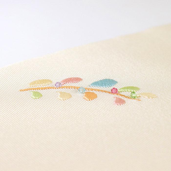 衿秀 公式 帯 名古屋帯 おび 帯 九寸 Legend レジェンド 不死鳥 フェニックス 鳳凰 クリーム 豪華 刺繍 ガラスビーズ 日本製 和装小物 和小物 えりひで 襟の衿秀の画像