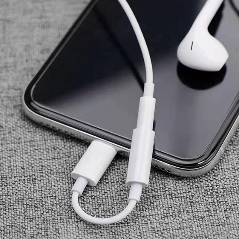 iphone イヤホン 変換アダプタ イヤホンジャック変換アダプタ アイフォン 3.5mm ジャック 変換ケーブル lightning iOS 音楽 リモコン|erinuki|03