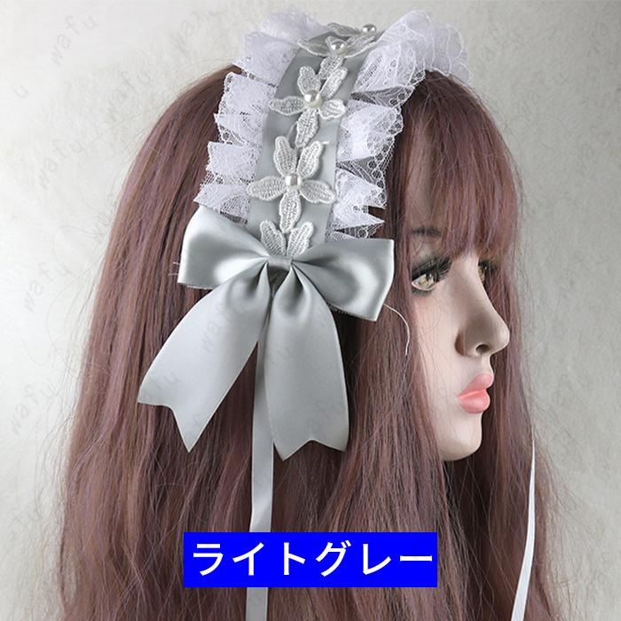 Sugri リバーレース リボン カチューシャ Sugri / チュール＆グログランリボン カチューシャ - c a b i n e t